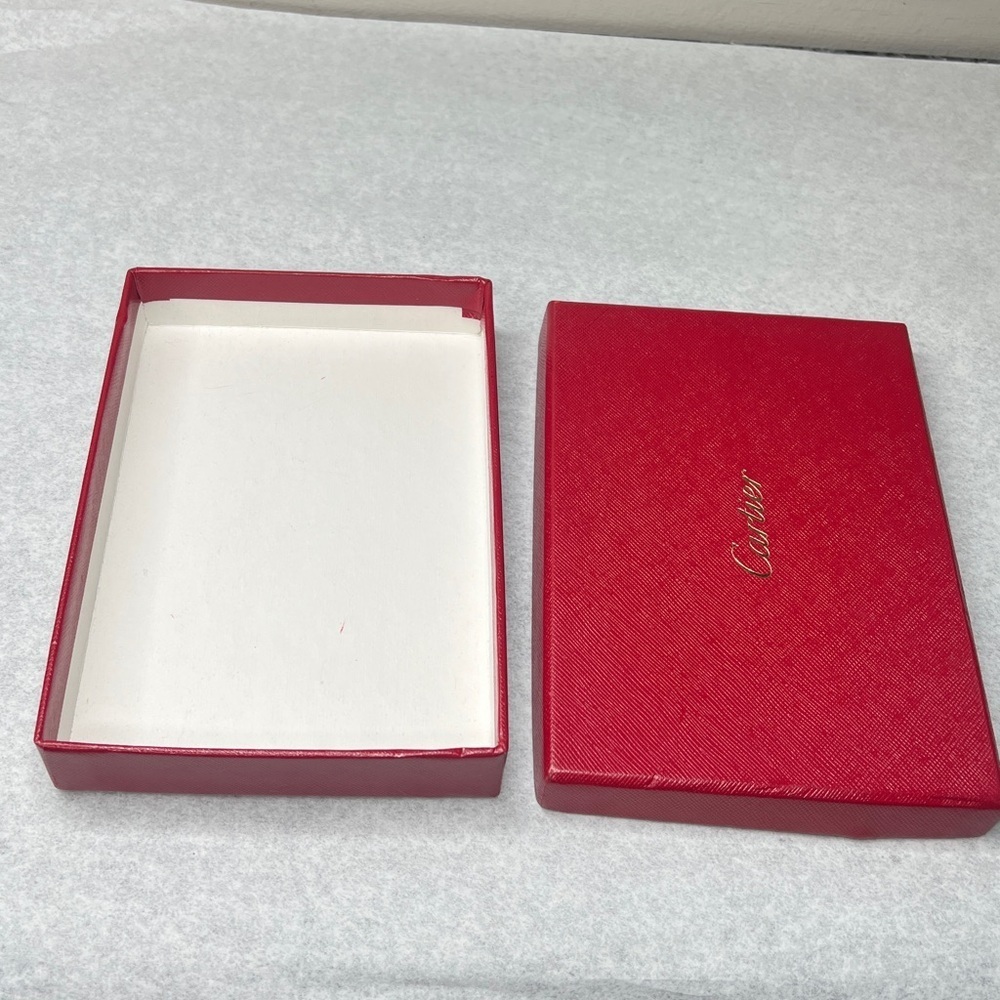 Cartier 7” x 5” x .5” Red Gift Box - Picture 3 of 4